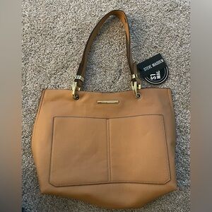 Steve Madden Camel Brown Tote Bag
